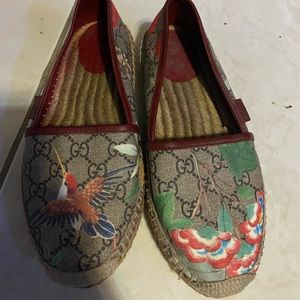 GUCCI
Bird GG Supreme Espadrilles